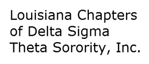 Louisiana Chapters of Delta Sigma Theta Sorority Logo